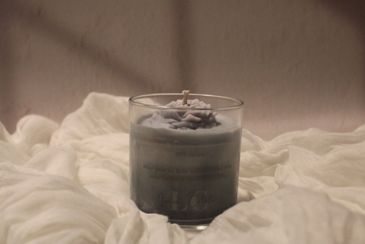 Fleur de marbre noir