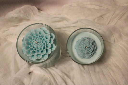 Fleur de marbre turquoise