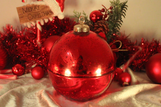 Boule de Noël Rouge