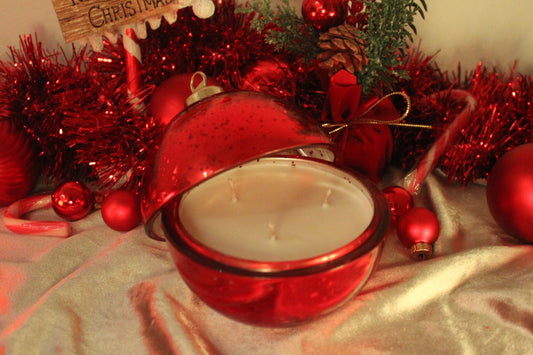 Boule de Noël Rouge